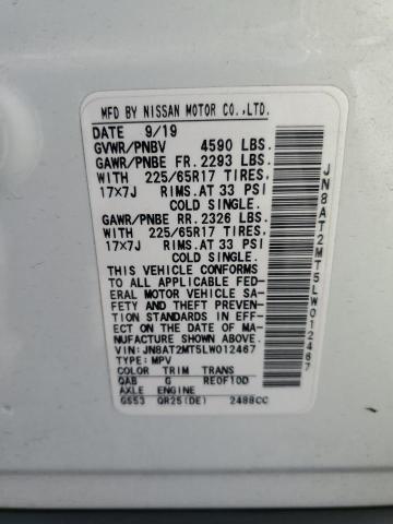 JN8AT2MT5LW012467 Nissan Rogue