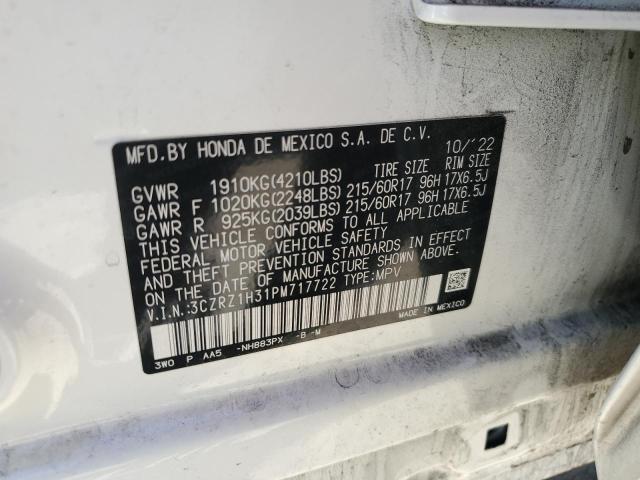 3CZRZ1H31PM717722 Honda k20z5