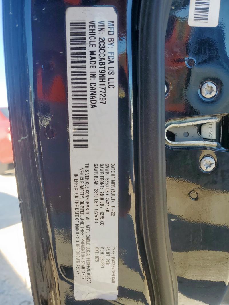 2C3CCABT9NH177297 Chrysler 300 S