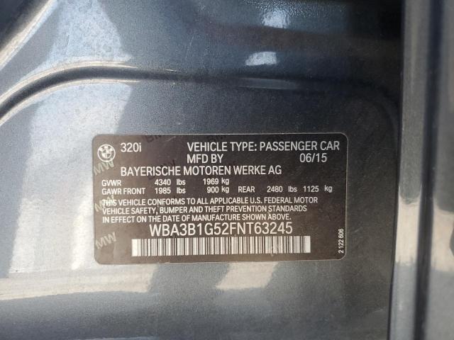 WBA3B1G52FNT63245 BMW 2015