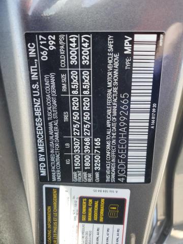 4JGDF6EE0HA992665 Mercedes-Benz m276