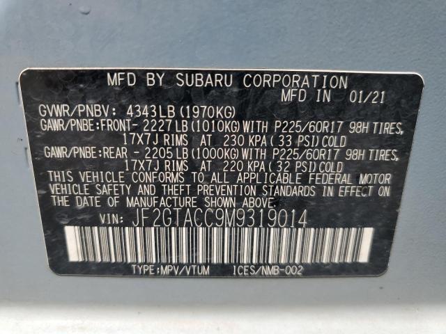 JF2GTACC9M9319014 Subaru na