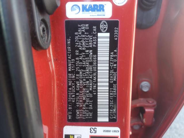 4T1NZ1AK9LU036666 Toyota 2gr-fks