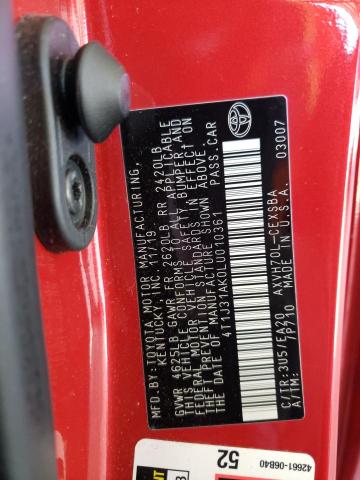 4T1J31AK0LU010361 Toyota a25a-fxs, 3nm (li)