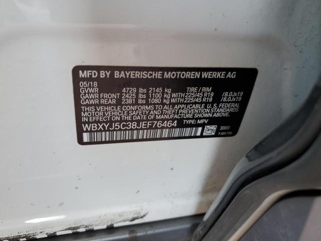 WBXYJ5C38JEF76464 BMW X2