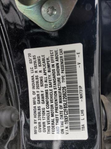 19XFC2F85LE206226 Honda k20c2