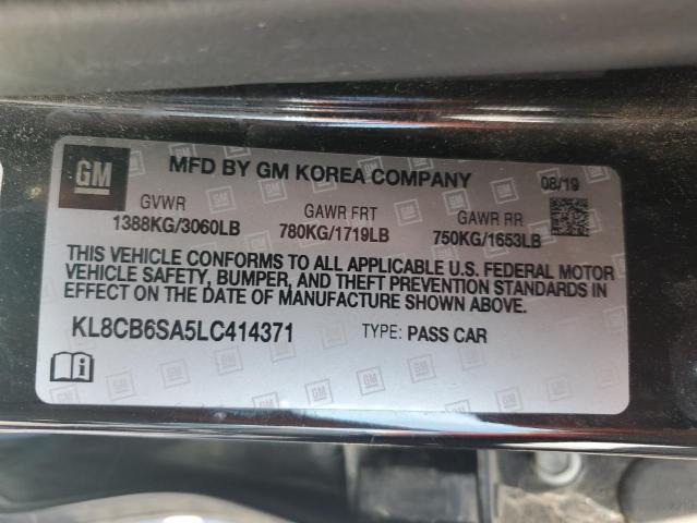 KL8CB6SA5LC414371 Chevrolet lv7 - mfi, variable valve timing, alum, gen 1 var 1
