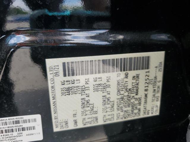5N1AT3BA6MC812521 Nissan Rogue