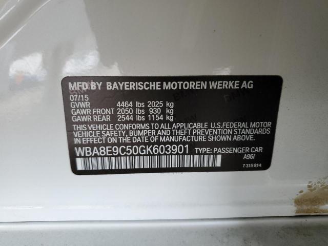 WBA8E9C50GK603901 BMW 328 I SULE