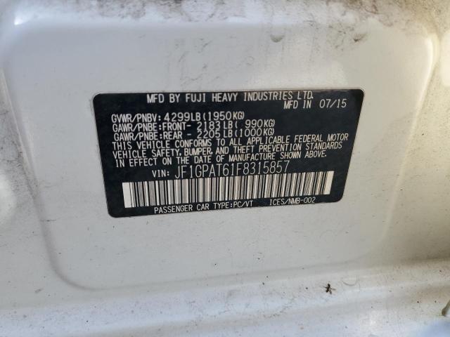 JF1GPAT61F8315857 Subaru 2.0l na