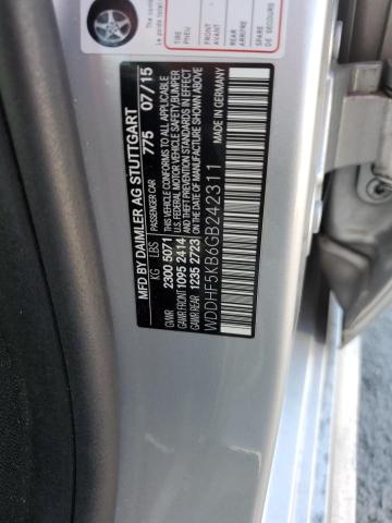 WDDHF5KB6GB242311 Mercedes-Benz 2016