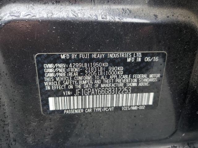 JF1GPAY66G8312253 Subaru 2.0l na