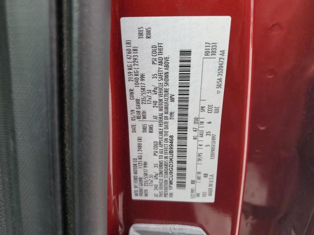1FMCU9GD3KUB99468 Ford 1.5l gtdi sigma w/premium fuel