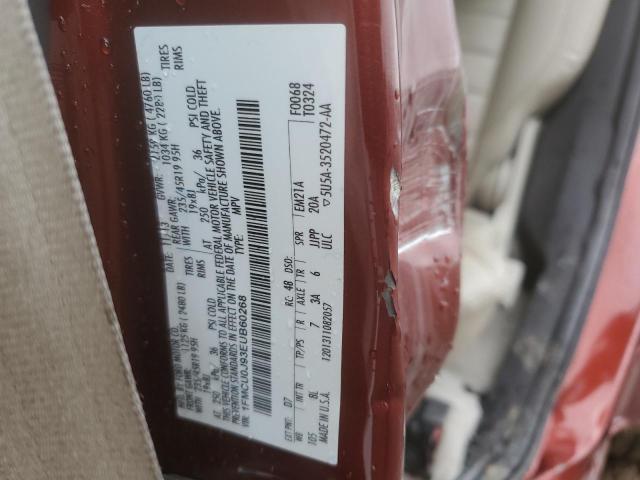 1FMCU0J93EUB60268 Ford 2014