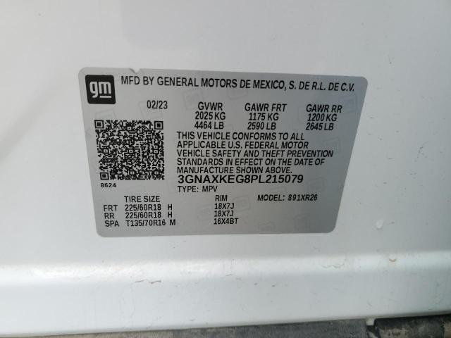 3GNAXKEG8PL215079 Chevrolet lsd