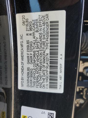 1HGCV1F1XLA122174 Honda l15be