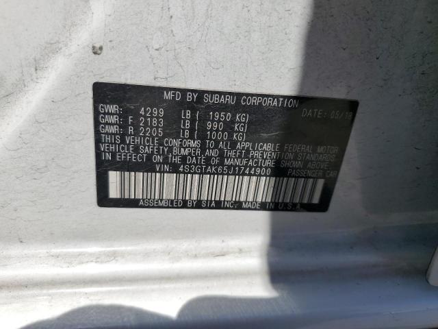 4S3GTAK65J1744900 Subaru 2018