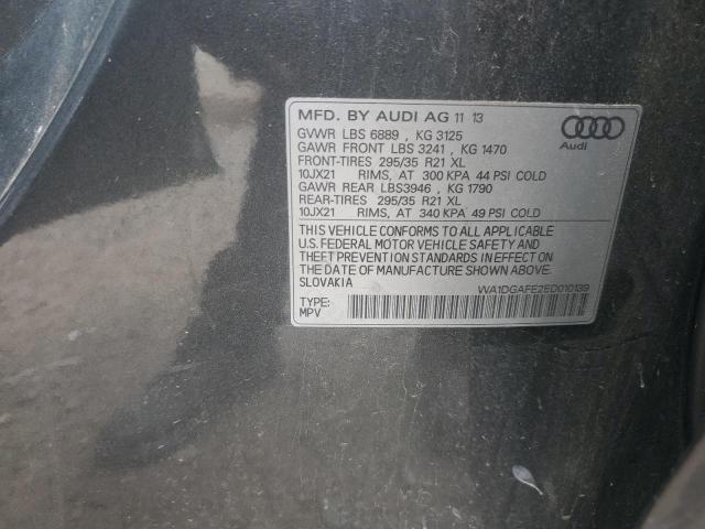 WA1DGAFE2ED010139 Audi Q7 PRESTIG