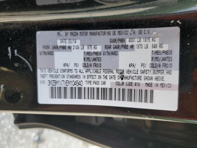 3MZBM1V7XEM104540 Mazda 3 TOURING