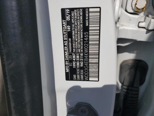 WDD3G4EB4KW021465 Mercedes-Benz A 220