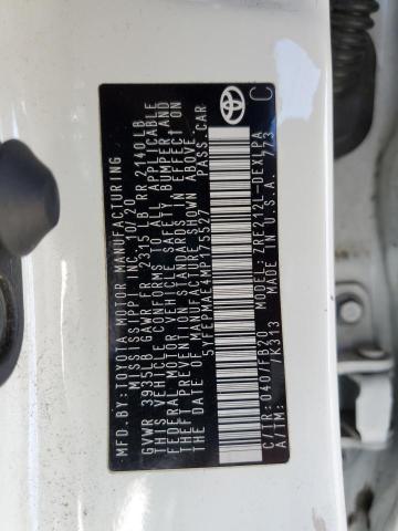 5YFEPMAE4MP175527 Toyota COROLLA LE