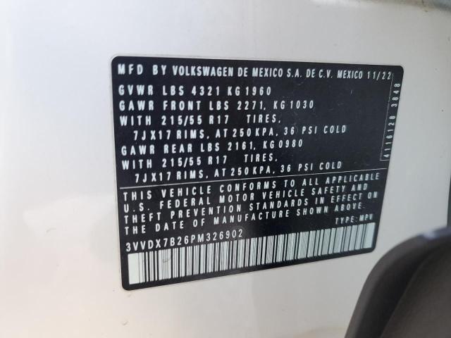 3VVDX7B26PM326902 Volkswagen tsi
