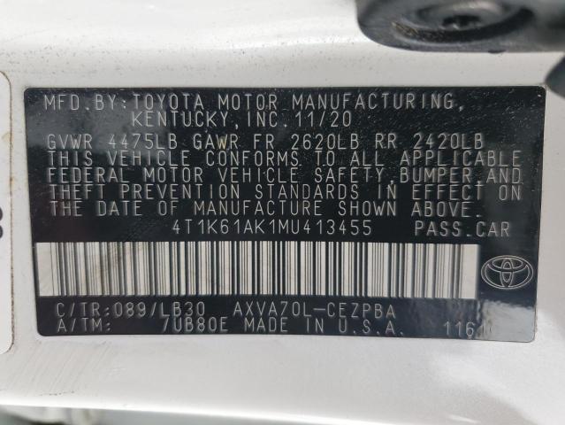 4T1K61AK1MU413455 Toyota a25a-fks