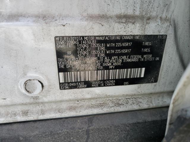 2T3P1RFV5MW162159 Toyota Rav4 Xle