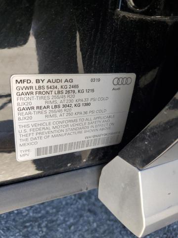 WA1BNAFY9K2084916 Audi 2019