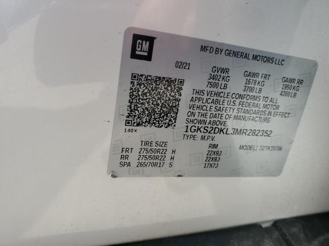 1GKS2DKL3MR282352 GMC YUKON DENA