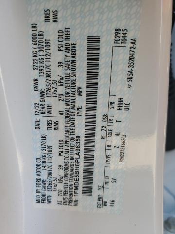 1FMDE5BH6PLA98359 Ford ecoboost