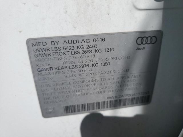 WA1L2AFP2GA137263 Audi Q5 PREMIUM