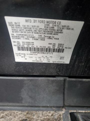 1FAHP2KT2HG137175 Ford TAURUS SHO