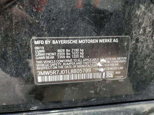 3MW5R7J01L8B05799 BMW 330XI