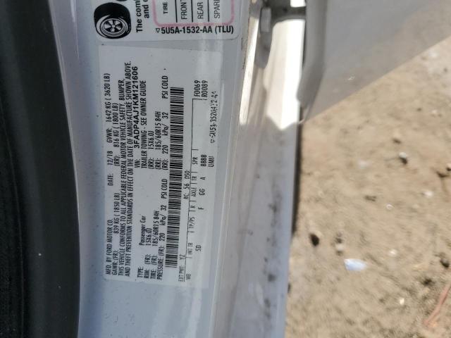 3FADP4AJ1KM121606 Ford FIESTA S