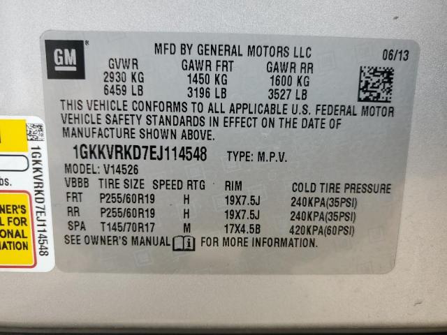 1GKKVRKD7EJ114548 GMC llt