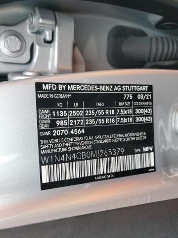 W1N4N4GB0MJ265379 Mercedes-Benz m260