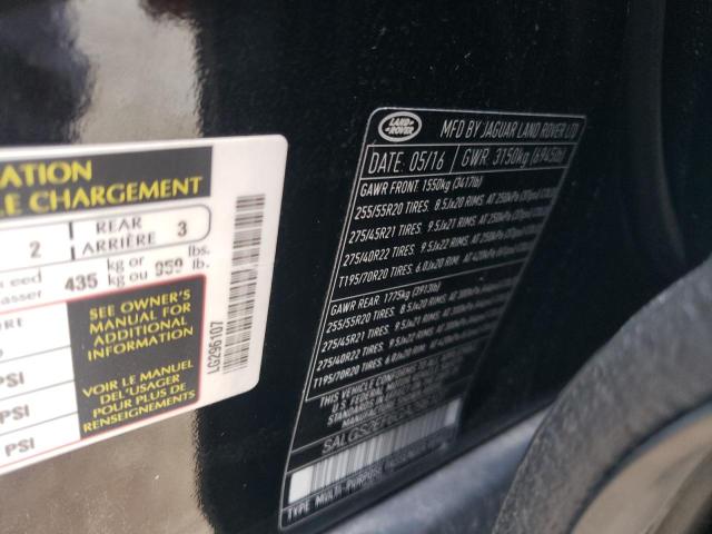 SALGS2EF6GA296107 Land Rover RANGE ROVE
