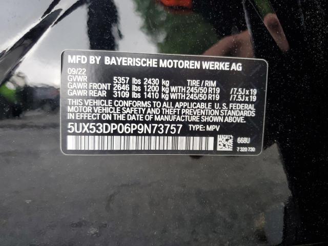5UX53DP06P9N73757 BMW X3 XDRIVE3