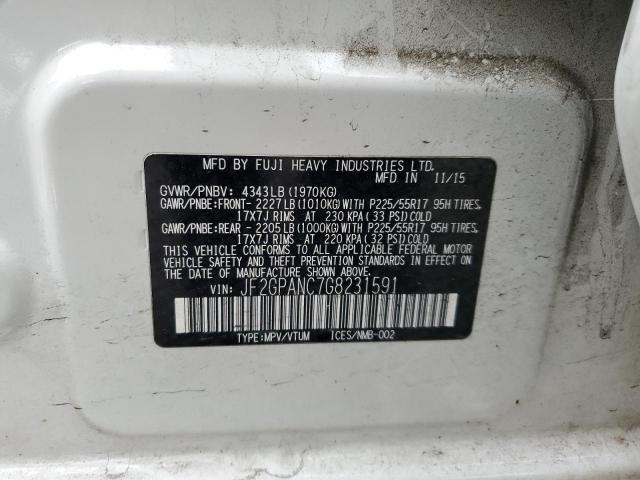 JF2GPANC7G8231591 Subaru Crosstrek