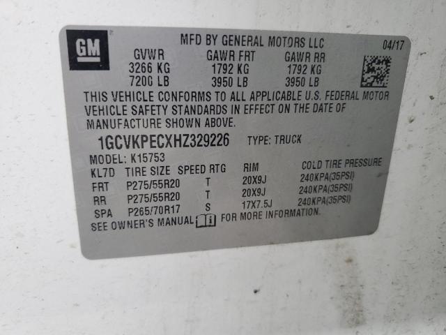 1GCVKPECXHZ329226 Chevrolet l83 - sidi: spark ignited direct injection, vvt: variable valve timing, afm, e85 max, alum