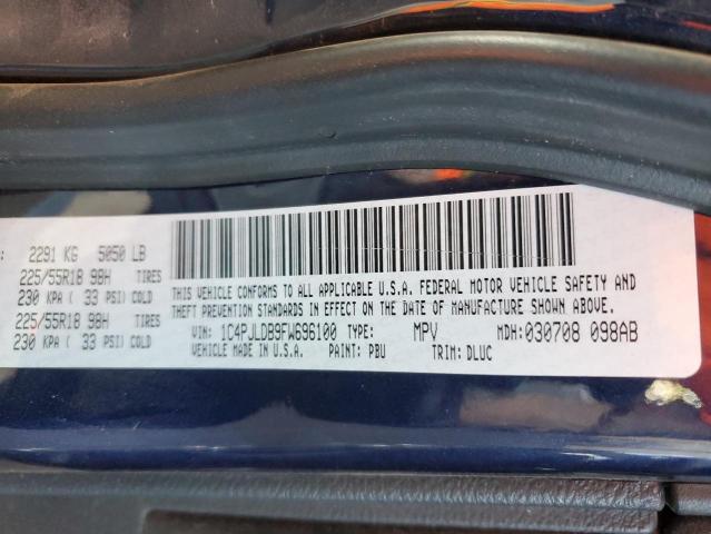 1C4PJLDB9FW696100 Jeep 2015