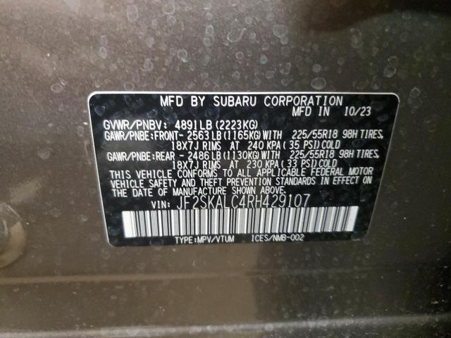 JF2SKALC4RH429107 Subaru FORESTER L