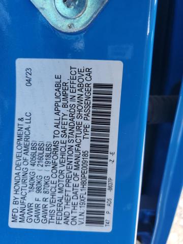 19XFL1H80PE009185 Honda l15b7