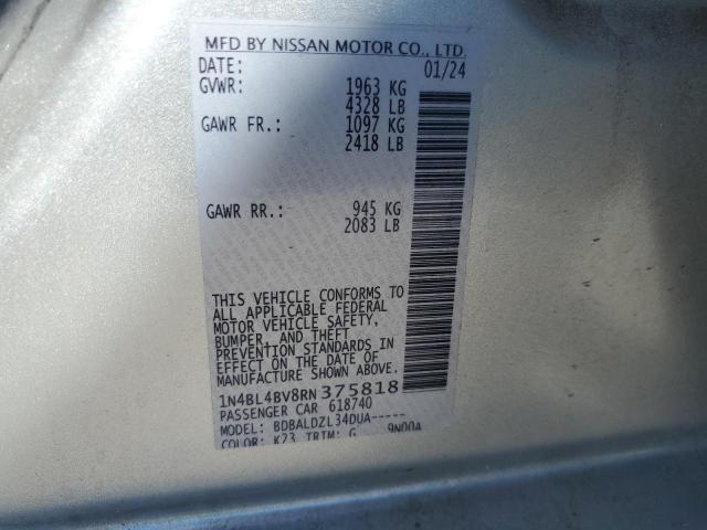1N4BL4BV8RN375818 Nissan 2024