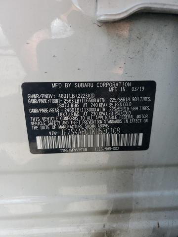JF2SKAPC7KH530108 Subaru FORESTER S