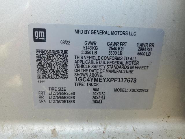 1GC4YMEYXPF117673 Chevrolet Silverado