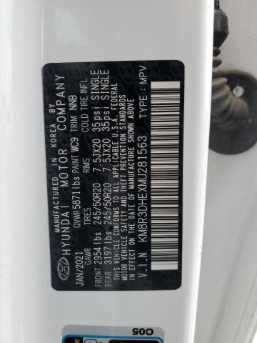 KM8R3DHEXMU281563 Hyundai gdi lambda ii
