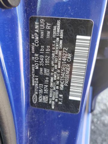 KMHCT5AE5EU146272 Hyundai dohc gdi gamma