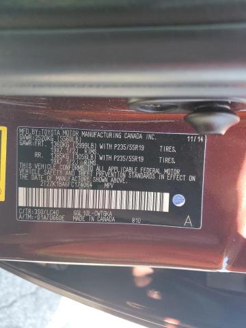 2T2ZK1BA6FC174064 Lexus 2gr-fe